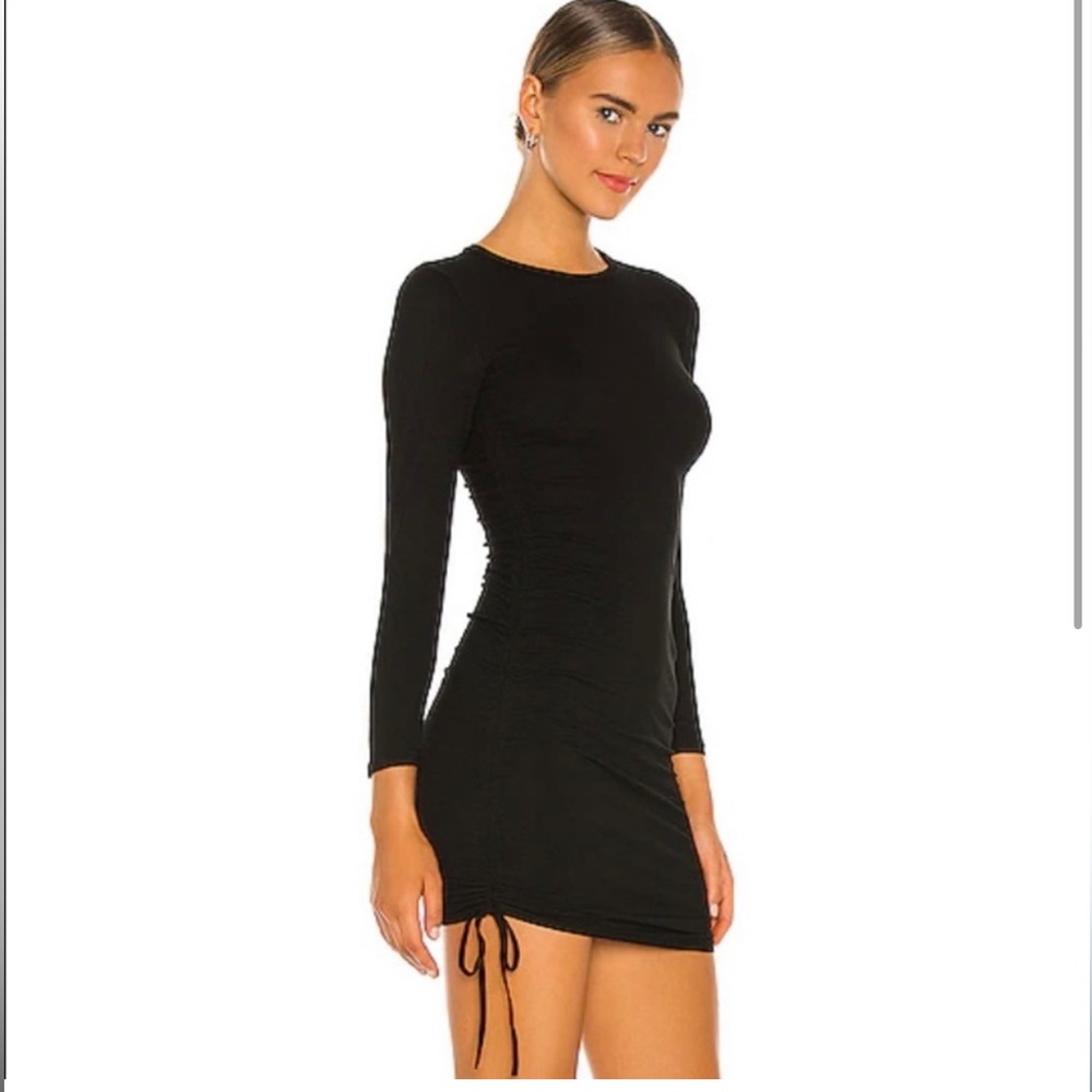 Steve Madden NWT Bb Dakota size Small, tie side dress black long sleeve